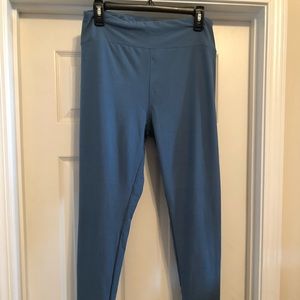 Lularoe blue tall and curvy leggings